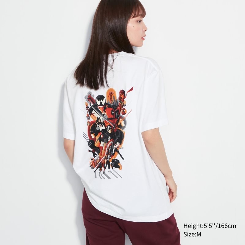 White Men Uniqlo Marvel Art Collection By Mondo Ut (Short Sleeve Graphic) T Shirts | USA FLGIS-9718