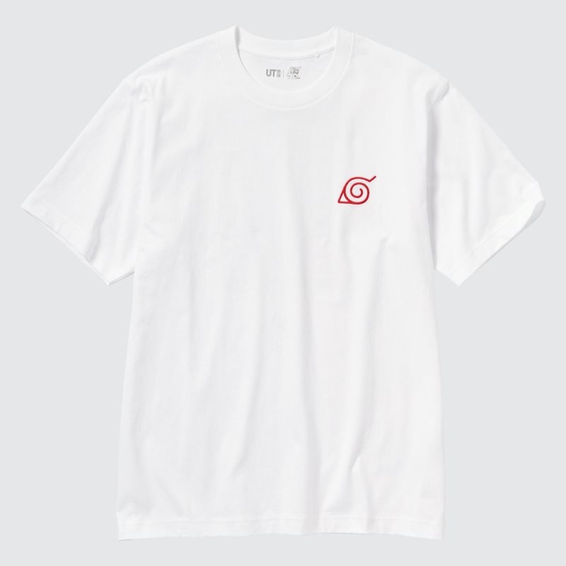 White Men Uniqlo Naruto Ut (Short-sleeve Graphic) (Minato Namikaze) T Shirts | USA MKWJC-7619