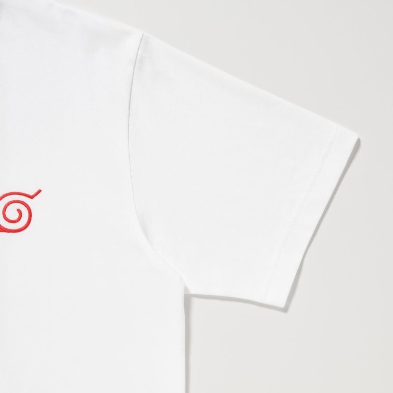 White Men Uniqlo Naruto Ut (Short-sleeve Graphic) (Minato Namikaze) T Shirts | USA MKWJC-7619