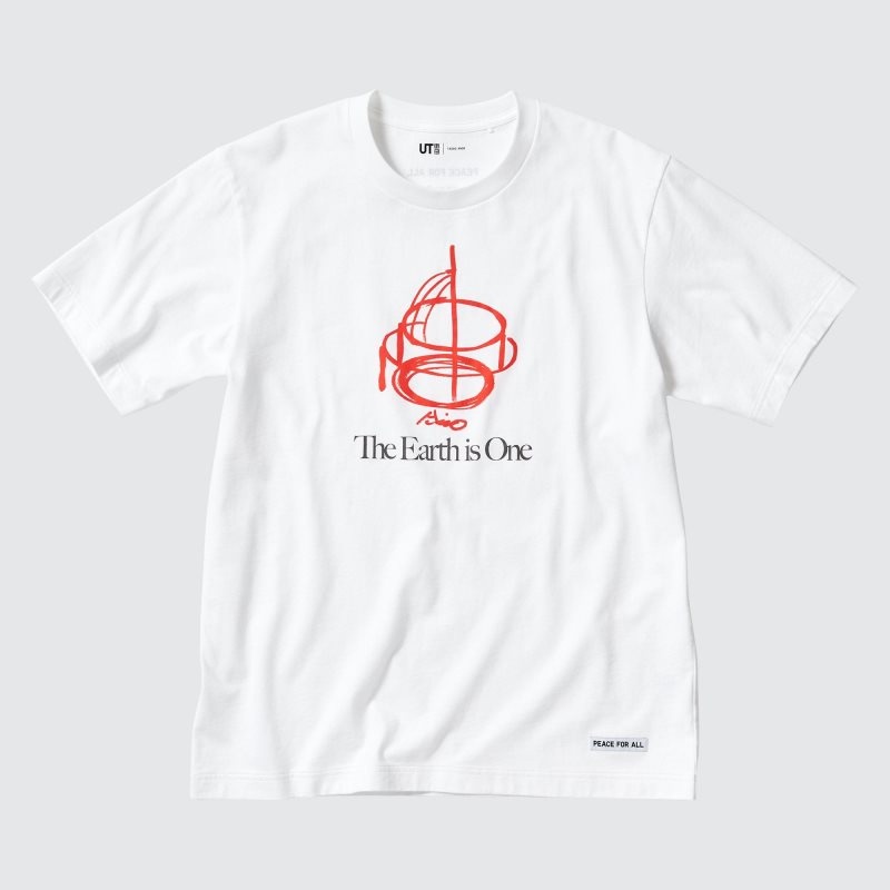 White Men Uniqlo Peace For All Ut (Tadao Ando) (Short-sleeve Graphic) T Shirts | USA ECBOK-9214