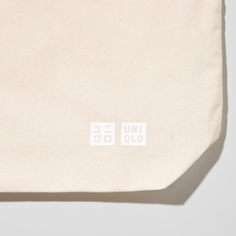 White Men Uniqlo Reusable Tote (Medium) Bags | USA KOCSJ-5924