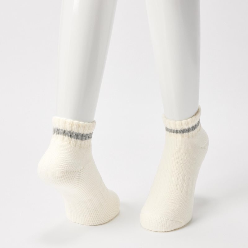 White Men Uniqlo Soft Pile Short Socks | USA HWVQN-1236