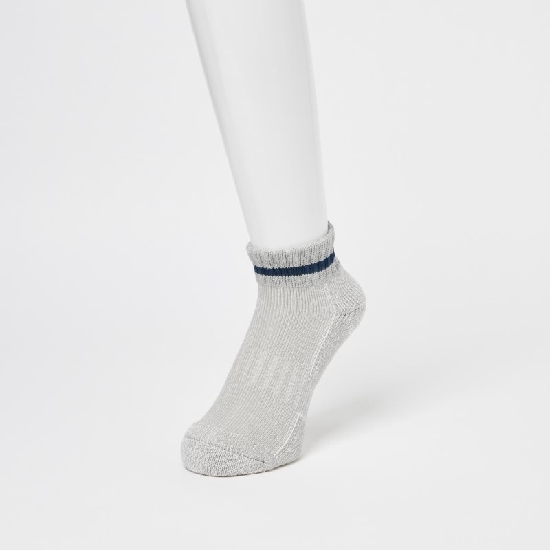 White Men Uniqlo Soft Pile Short Socks | USA NMRTJ-0265