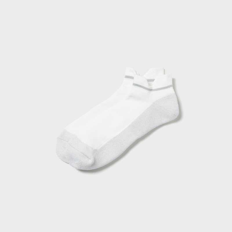 White Men Uniqlo Sports Pile Short Socks | USA OWZJV-2869