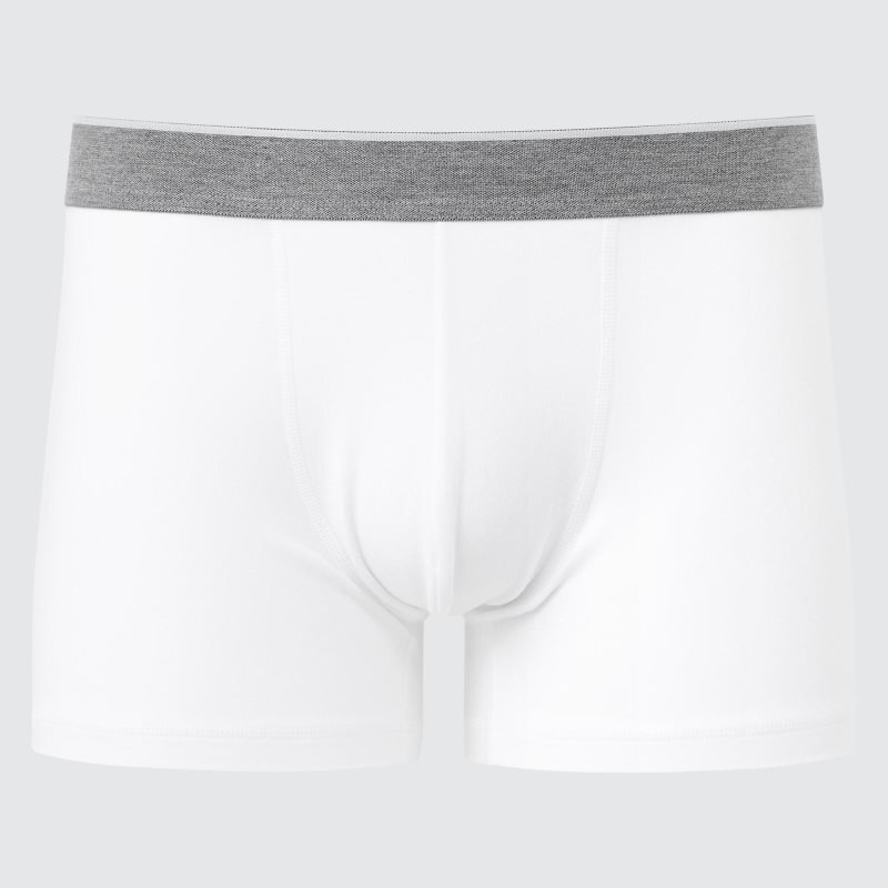 White Men Uniqlo Supima® Cotton Low-rise Boxer Briefs | USA DNHVU-6128