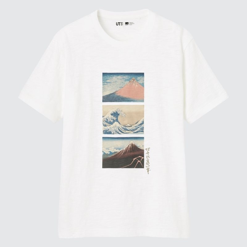 White Men Uniqlo Ukiyo-e Ut (Short-sleeve Graphic) T Shirts | USA QUKVT-4536