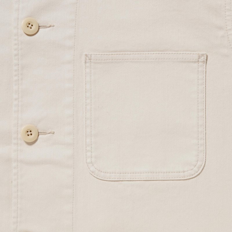 White Men Uniqlo Utility (Denim) Jackets | USA GADQC-6041