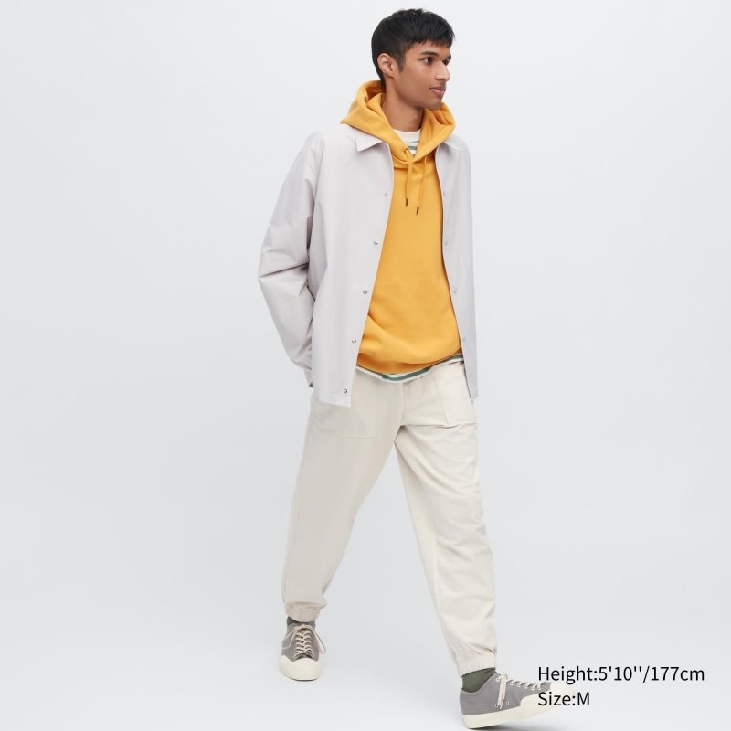 White Men Uniqlo Washed Jersey Jogger | USA GTDHL-4673