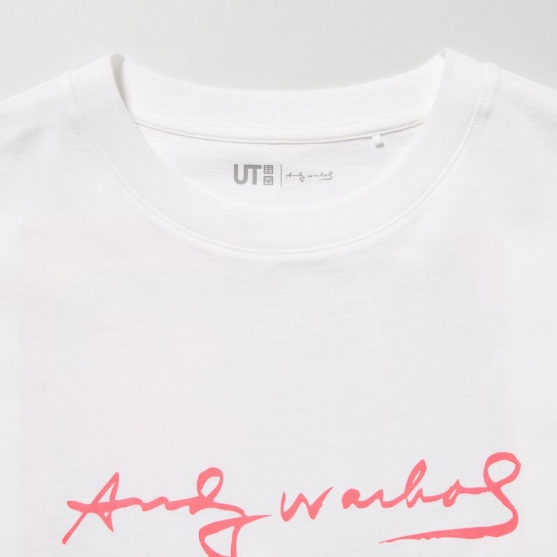 White Women Uniqlo Andy Warhol Flowers Collection Ut (Short-sleeve Graphic) T Shirts | USA ARXJW-3264