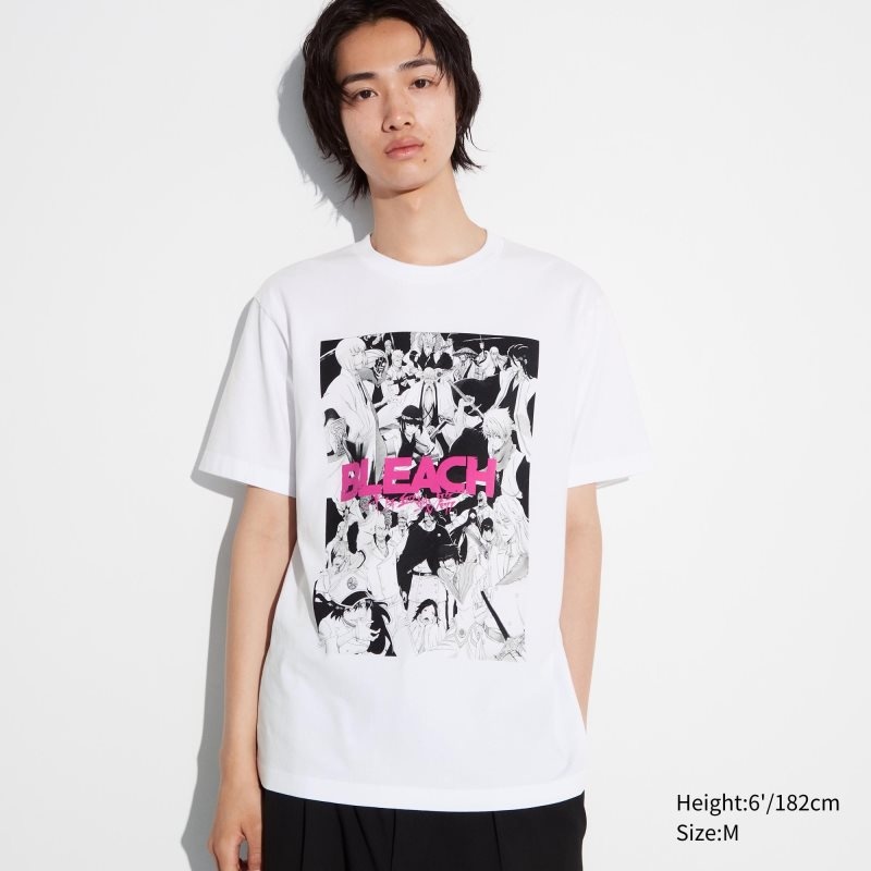 White Women Uniqlo Bleach: Thousand-year Blood War Ut (Short-sleeve Graphic) T Shirts | USA IQUVX-4230