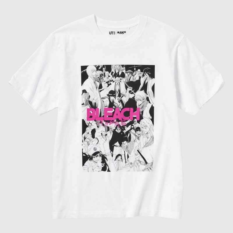 White Women Uniqlo Bleach: Thousand-year Blood War Ut (Short-sleeve Graphic) T Shirts | USA IQUVX-4230