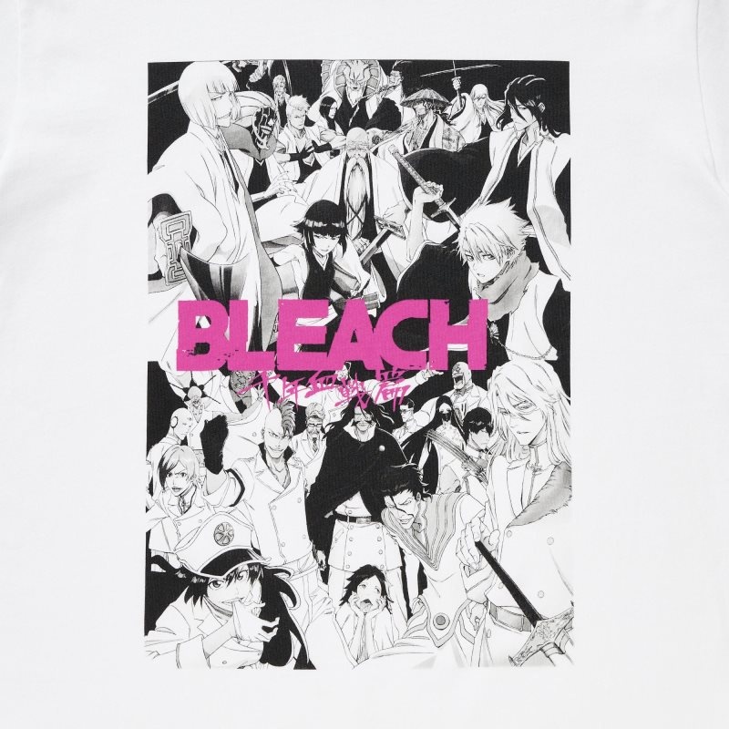 White Women Uniqlo Bleach: Thousand-year Blood War Ut (Short-sleeve Graphic) T Shirts | USA IQUVX-4230