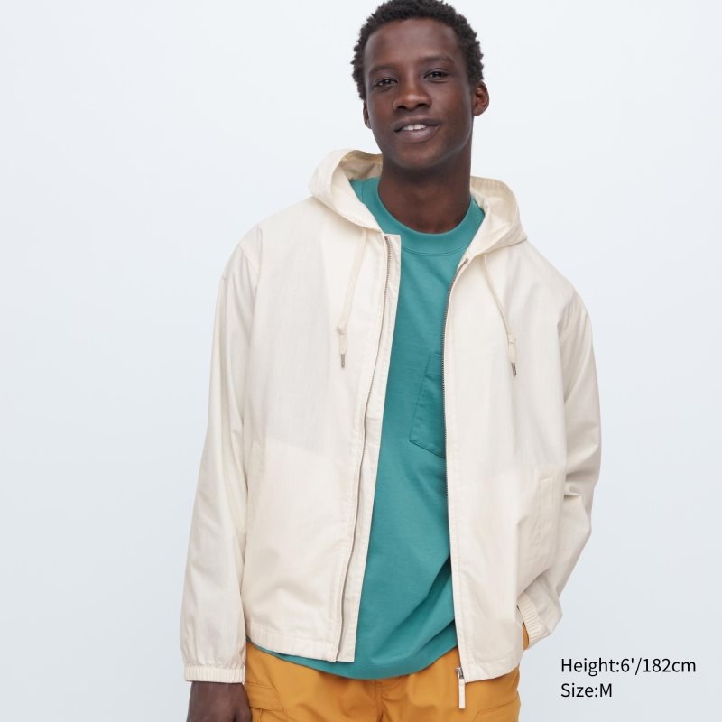 White Women Uniqlo Cotton Parka | USA DXAMF-8674