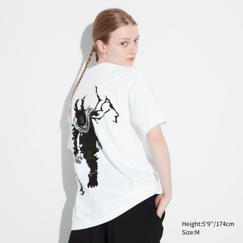 White Women Uniqlo My Hero Academia Ut (Short-sleeve Graphic) T Shirts | USA WACBS-8510