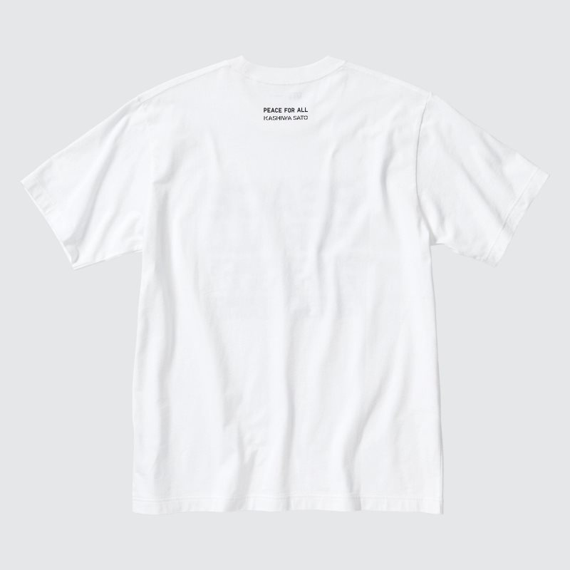 White Women Uniqlo Peace For All (Kashiwa Sato) (Short-sleeve Graphic) T Shirts | USA QWUMN-8537