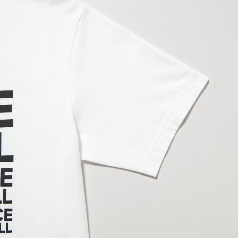 White Women Uniqlo Peace For All (Kashiwa Sato) (Short-sleeve Graphic) T Shirts | USA QWUMN-8537