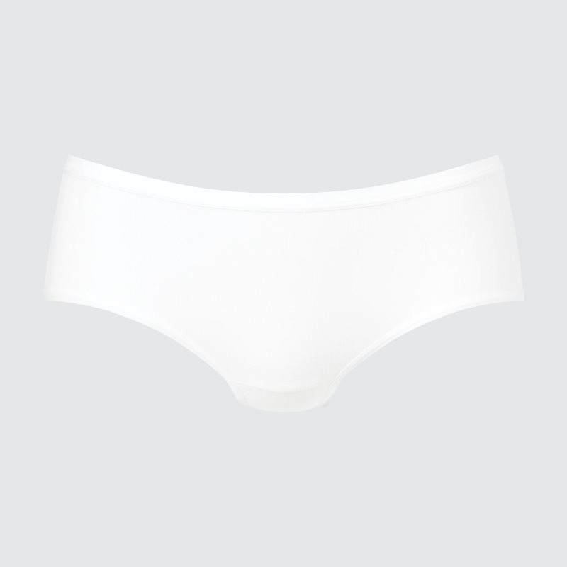 White Women Uniqlo Plain Underwear | USA DUSZT-1957