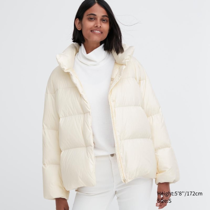 White Women Uniqlo Powder Soft Down (Nanodesign®) Jackets | USA OEWVK-8125