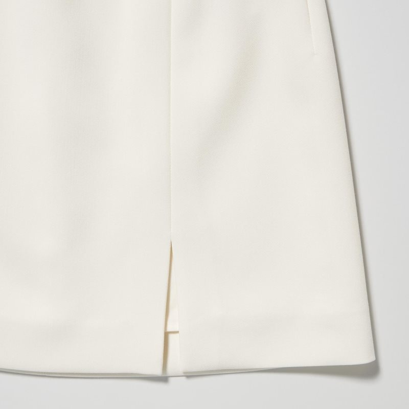 White Women Uniqlo Slit Mini Skirts | USA JMWTB-4635