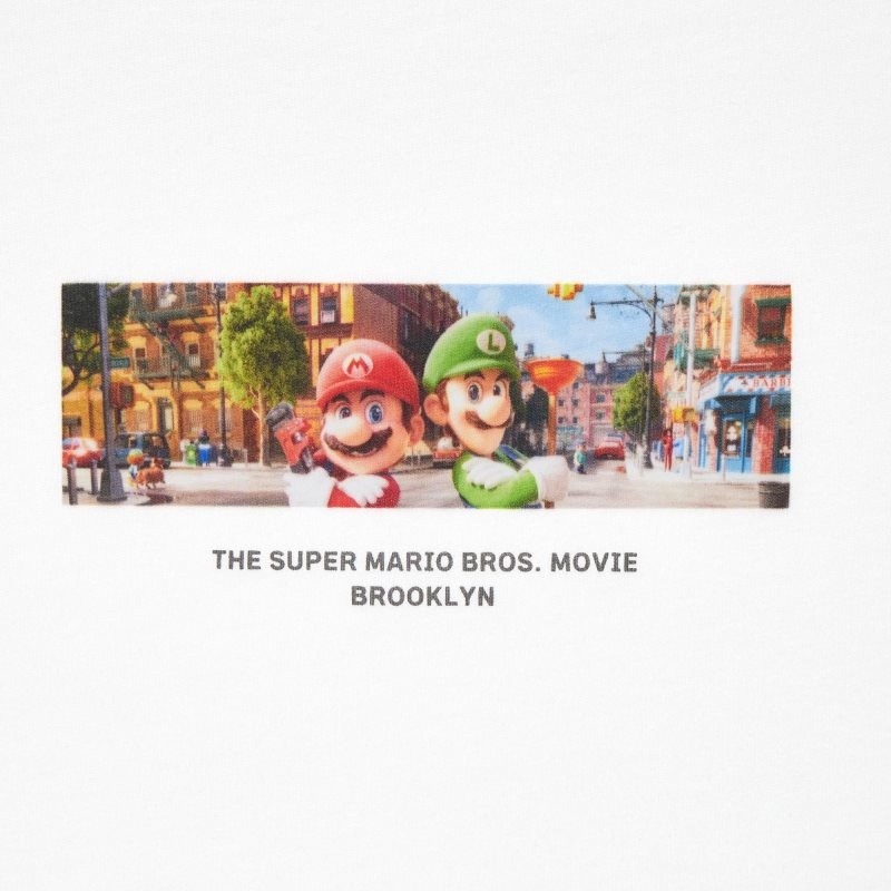 White Women Uniqlo The Super Mario Bros. Movie Ut (Short Sleeve Graphic) T Shirts | USA ZXNAS-8741