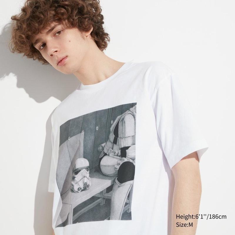 White Women Uniqlo Utgp2023: Magic For All Ut (Short-sleeve Graphic) (Jim Chen-hsiang Hu) T Shirts | USA HFGEB-0756