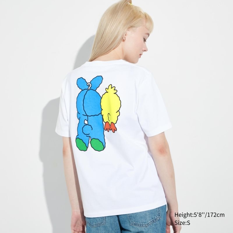 White Women Uniqlo Utgp2023: Magic For All Ut (Short-sleeve Graphic) (Kaede Matsumoto) T Shirts | USA CHEYG-6018