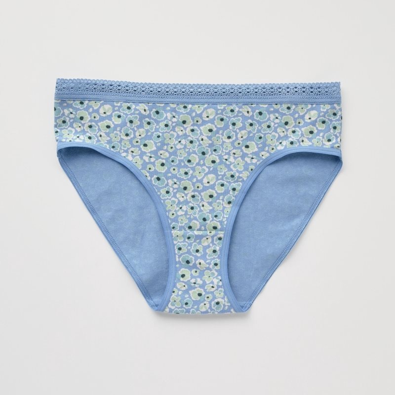 Yellow Women Uniqlo Mid-rise Underwear | USA XFTEQ-6543