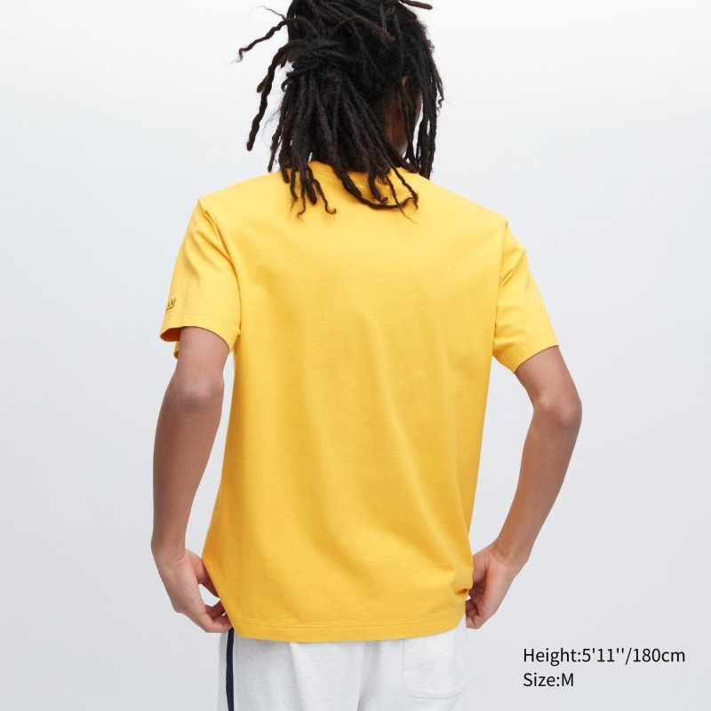 Yellow Women Uniqlo Ut Archive Ut (Short Sleeve Graphic) (Jean-michel Basquiat) T Shirts | USA IXZJP-2137